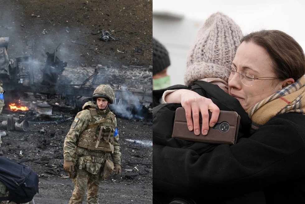 Karas Ukrainoje (tv3.lt koliažas)