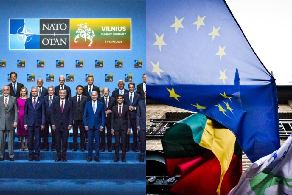 Lietuvos ambasadorius NATO atskleidė, ar Europos Sąjunga pakankamai apsiginklavusi: „Naiviai galvojome, kad karo nebus“ (tv3.lt koliažas)
