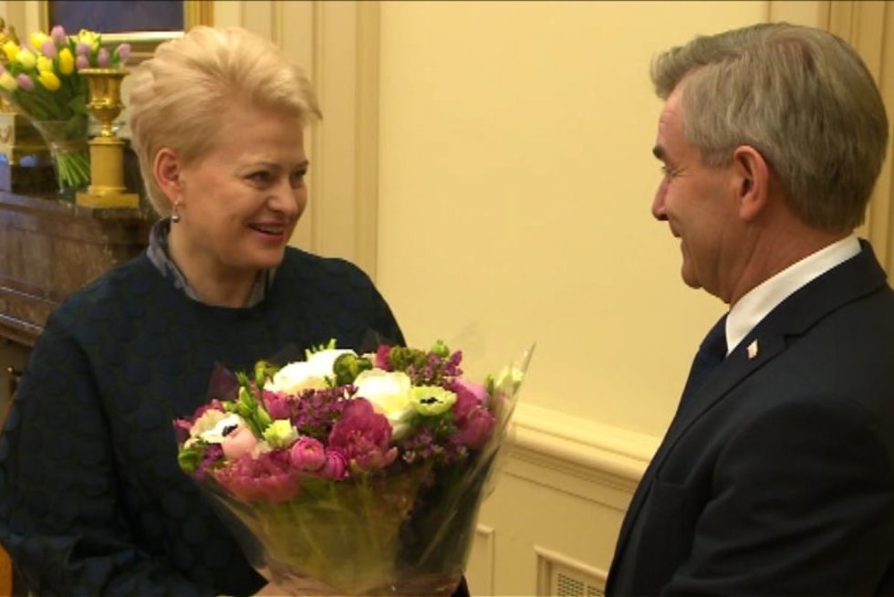 Šalies vadovai sveikina Dalią Grybauskaitę  