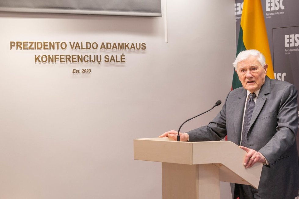 Rytų Europos studijų centre atidaryta Prezidento V. Adamkaus vardo konferencijų salė (nuotr. asm. archyvo)