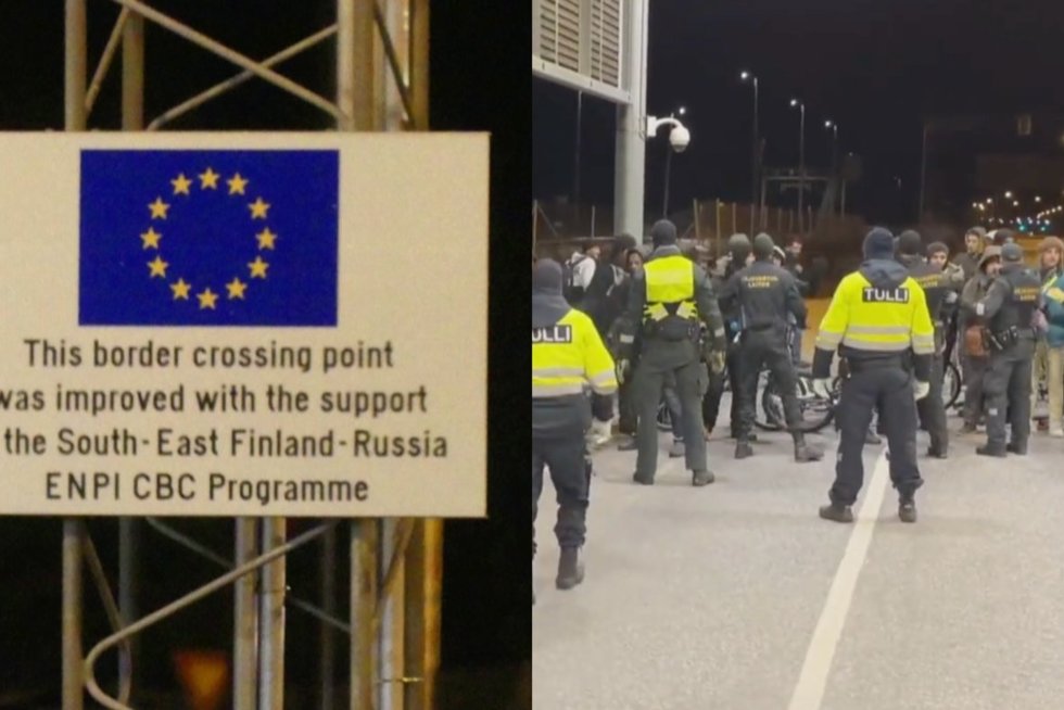 Suomija uždarė pasienio punktus su Rusija – pradėjo plūsti šimtai migrantų (tv3.lt koliažas)