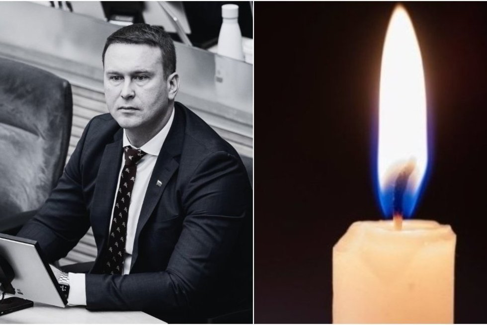 Jevgenijus Šuklinas ir žvakė (nuotr. ELTA ir 123rf.com)