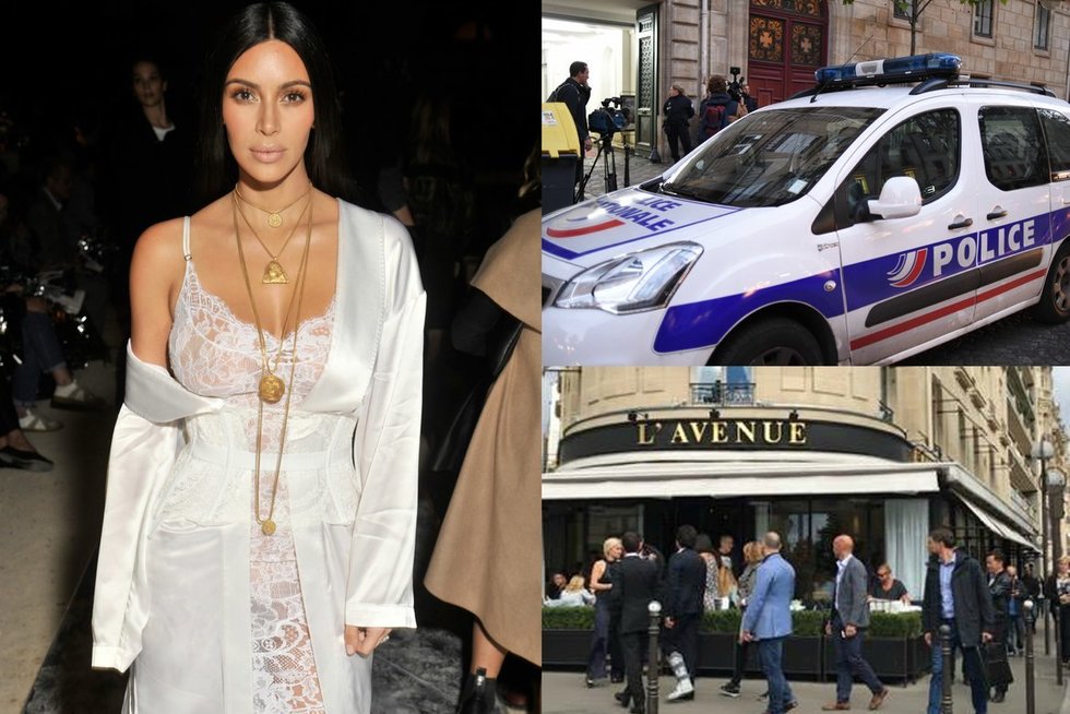 Kim Kardashian apiplėšta Paryžiuje (nuotr. Vida Press)