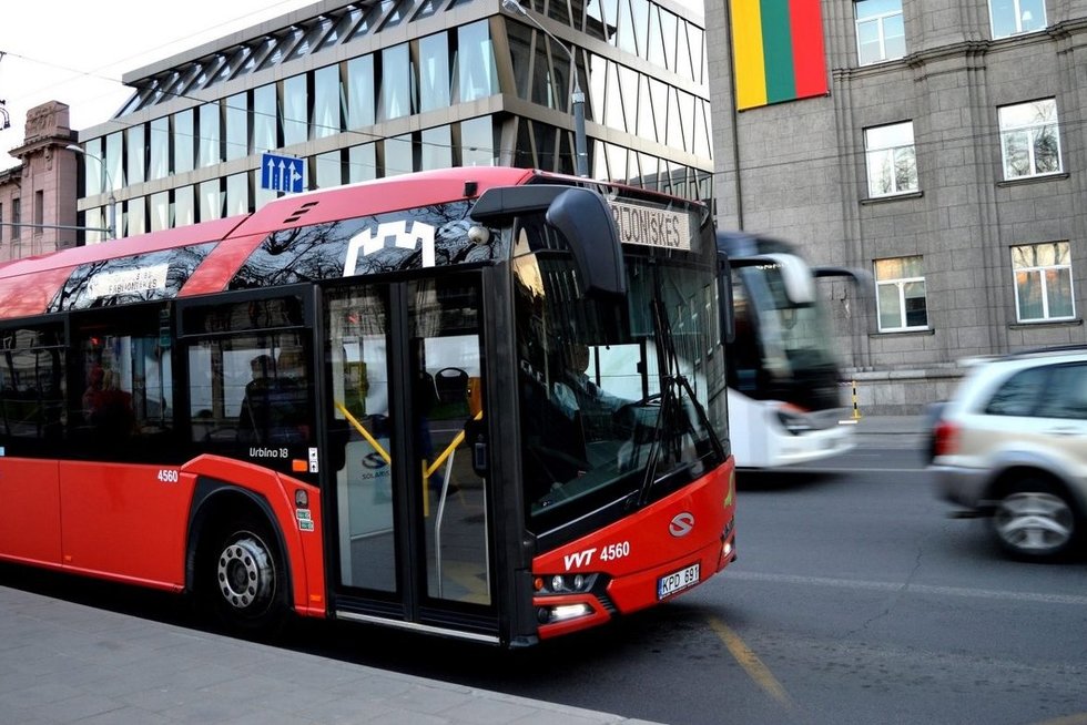 Vilniaus viešasis transportas (Vilniaus savivaldybės nuotr.)  