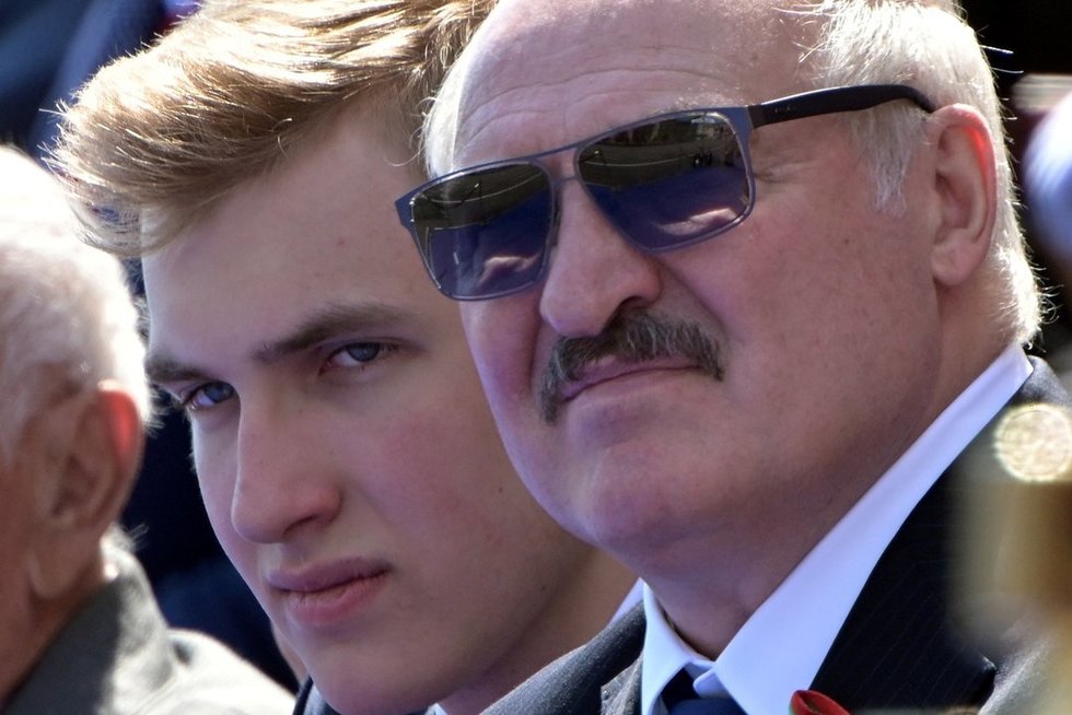 Aleksandras ir Nikolajus Lukašenkos (nuotr. SCANPIX)
