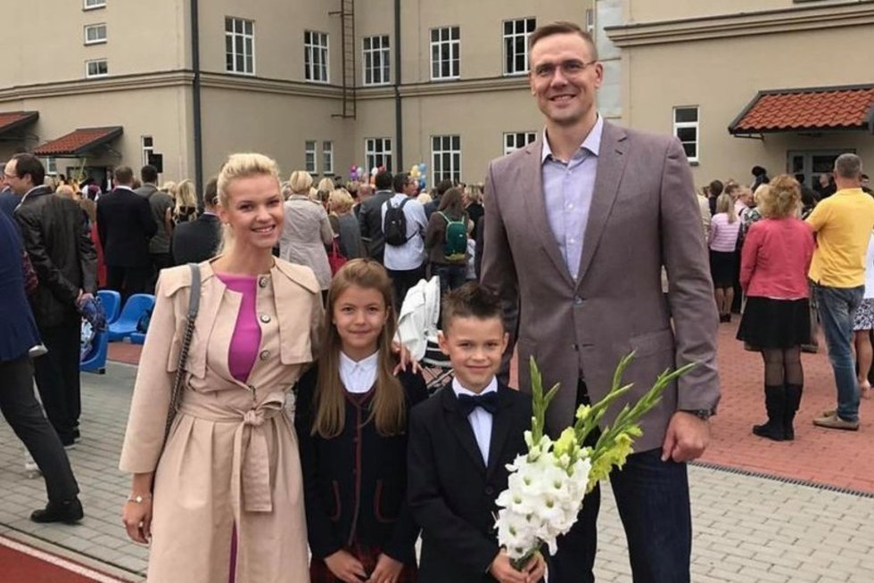 R.Javtokas su šeima (nuotr. Instagram)