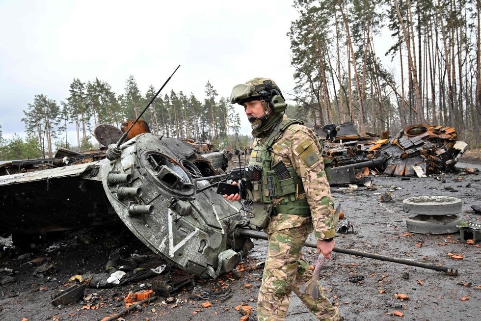 Ukrainiečių karys (nuotr. SCANPIX)