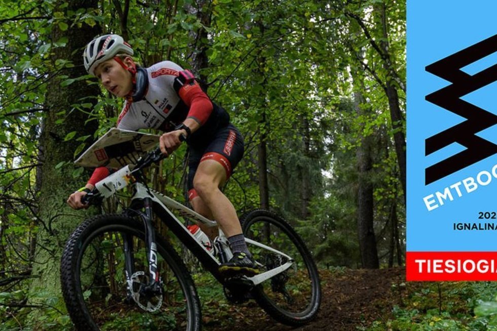 l Europos orientavimosi sporto kalnų dviračiais čempionatas. (nuotr. Organizatorių)