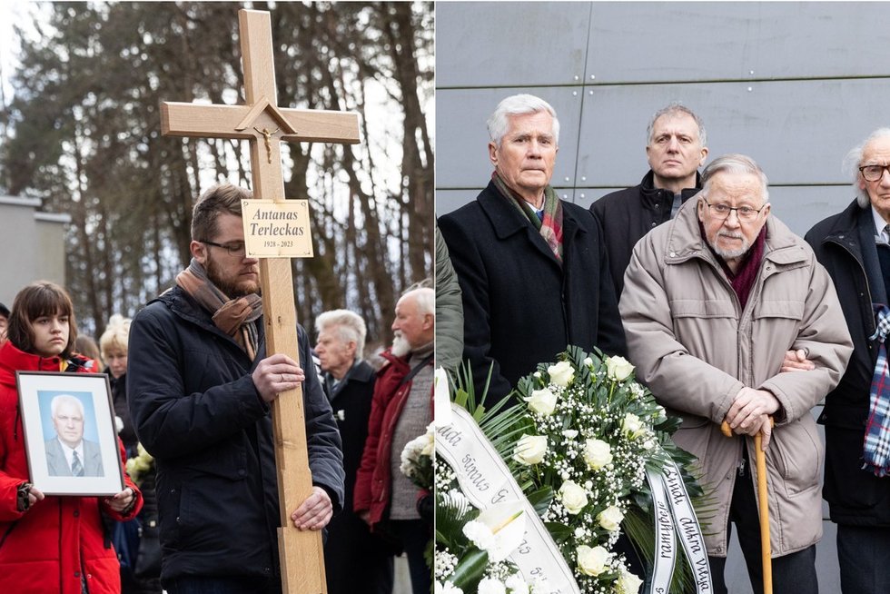Disidento Antano Terlecko laidotuvės (Paulius Peleckis/ BNS nuotr.)