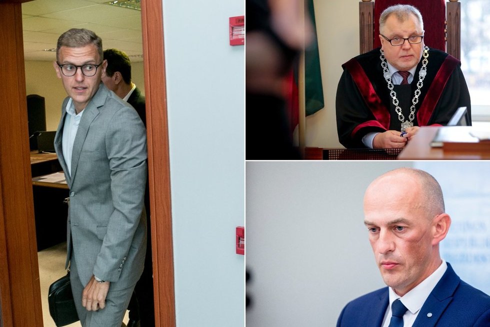 Kurlianskio advokatas Giedrius Danėlius: teisėjas Bielskis atidirbinėja STT vadovui Bartkui (tv3.lt koliažas)