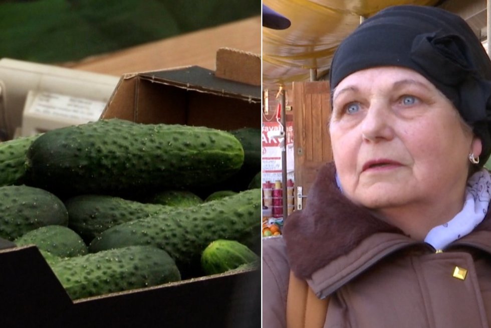 Gyventojai šokiruoti daržovių kainomis parduotuvėse: „Jau lašišą apsimoka labiau valgyti nei agurką“ (tv3.lt koliažas)