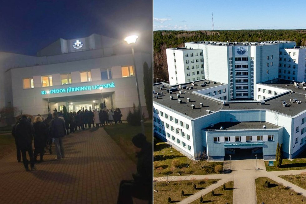 Eilių prie Klaipėdos „Jūrininkų ligoninės“ skandalas – taip slepiama, kiek žmonės iš tiesų laukia gydytojo? (tv3.lt koliažas)
