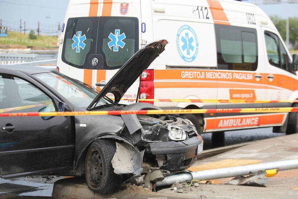 Girtas vairuotojas Vilniuje pražudė pėsčiąjį (nuotr. tv3.lt)