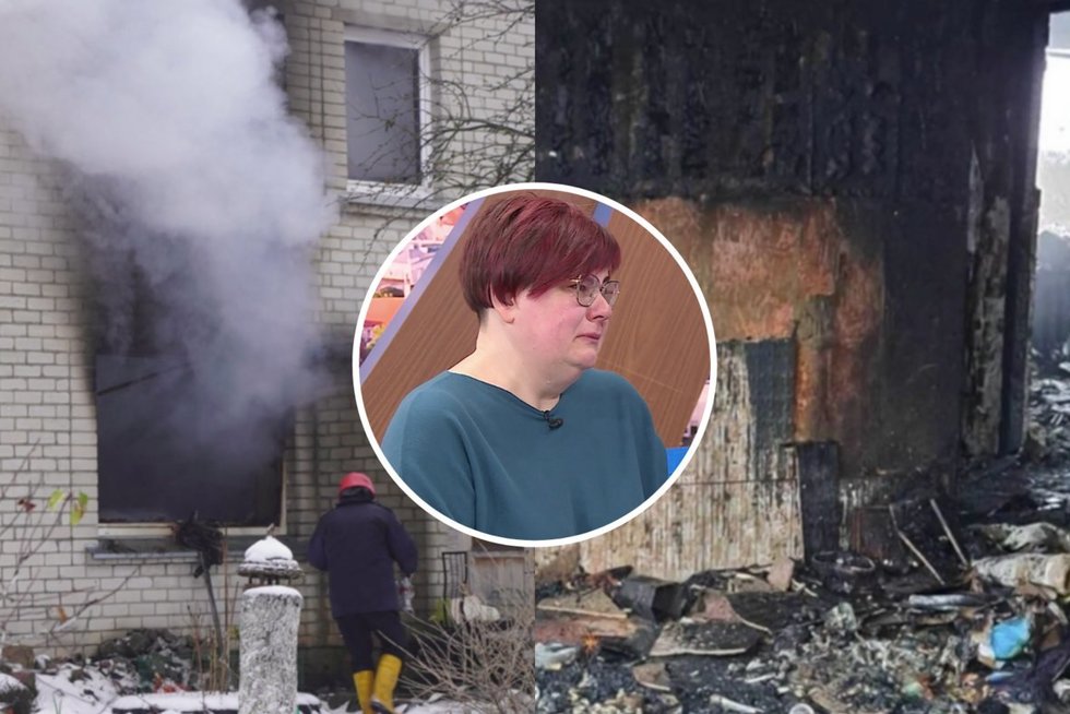 Moteris gaisre prarado anūką ir namus: negalėjo tarp dūmų surasti mažylio (tv3.lt koliažas)