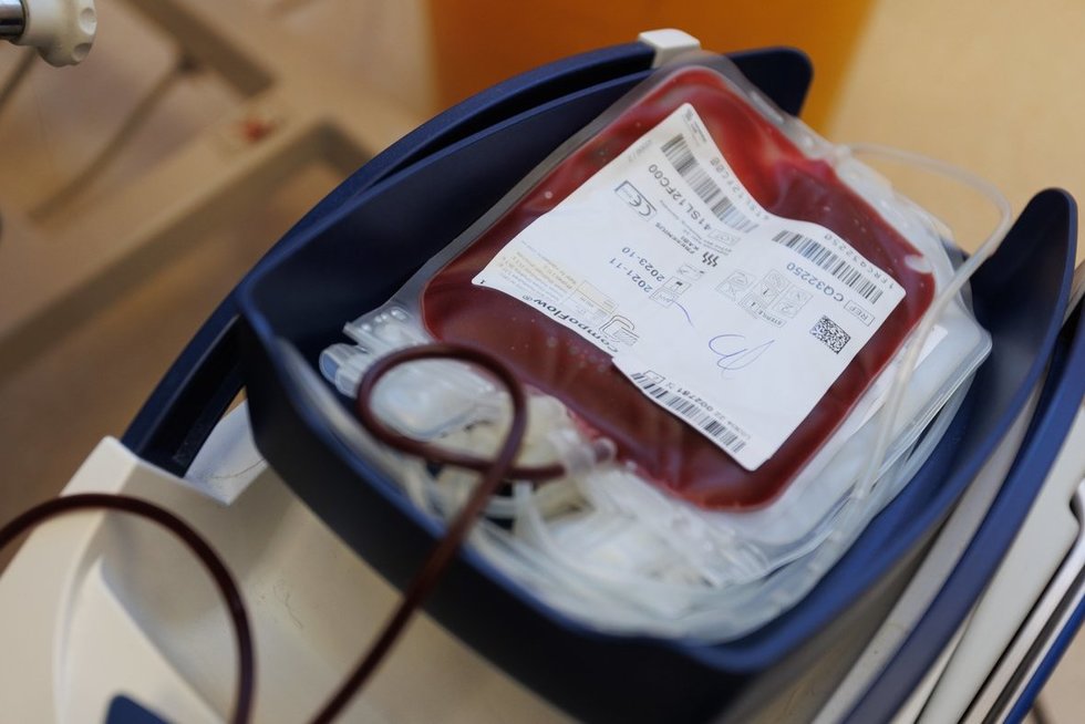 Kviečiama susitelkti paramos akcijai Ukrainai: trūksta kraujo surinkimo maišelių BNS Foto