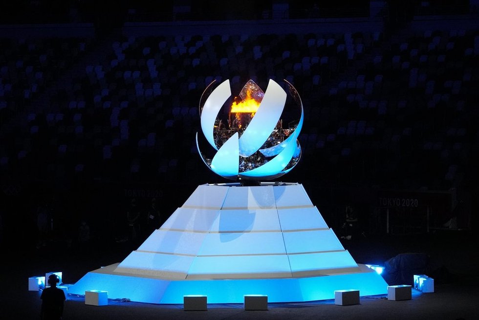Tokijo olimpinė ugnis (nuotr. SCANPIX)
