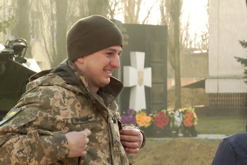 Išskirtinis TV3 interviu su Ukrainos legenda tapusiu laisvės gynėju Jurijumi: „Gyventi nelaisvėje – išvis geriau negyventi“ (nuotr. stop kadras)