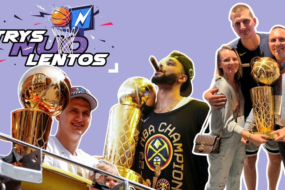 Išskirtinė TV3 sporto žinių vedėjo Sauliaus Nalivaikos patirtis – NBA finalų metu sukosi tarp „Nuggets“ žvaigždžių (nuotr. SCANPIX) tv3.lt fotomontažas