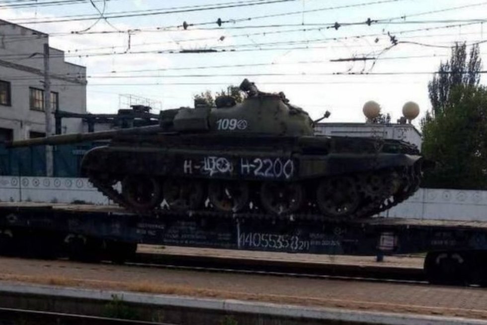Rusai į frontą meta jau nurašytus tankus T-62: naujausiam modeliui – 50 metų (nuotr. Telegram)