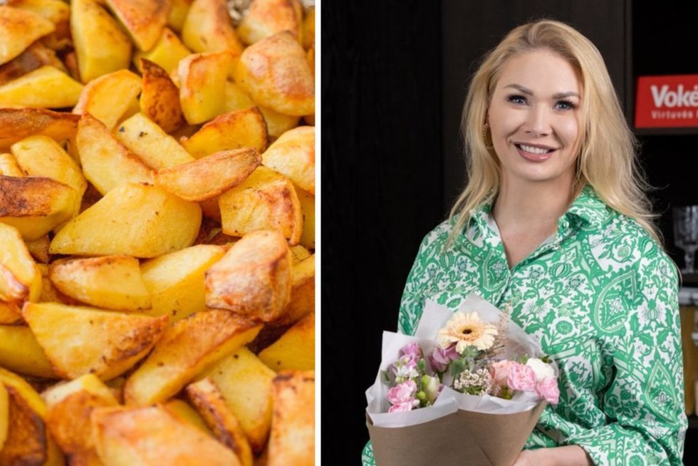 Natalija Bunkė pasidalijo savo firminiu bulvyčių receptu: rezultatas – tiesiog tobulas (tv3.lt koliažas)