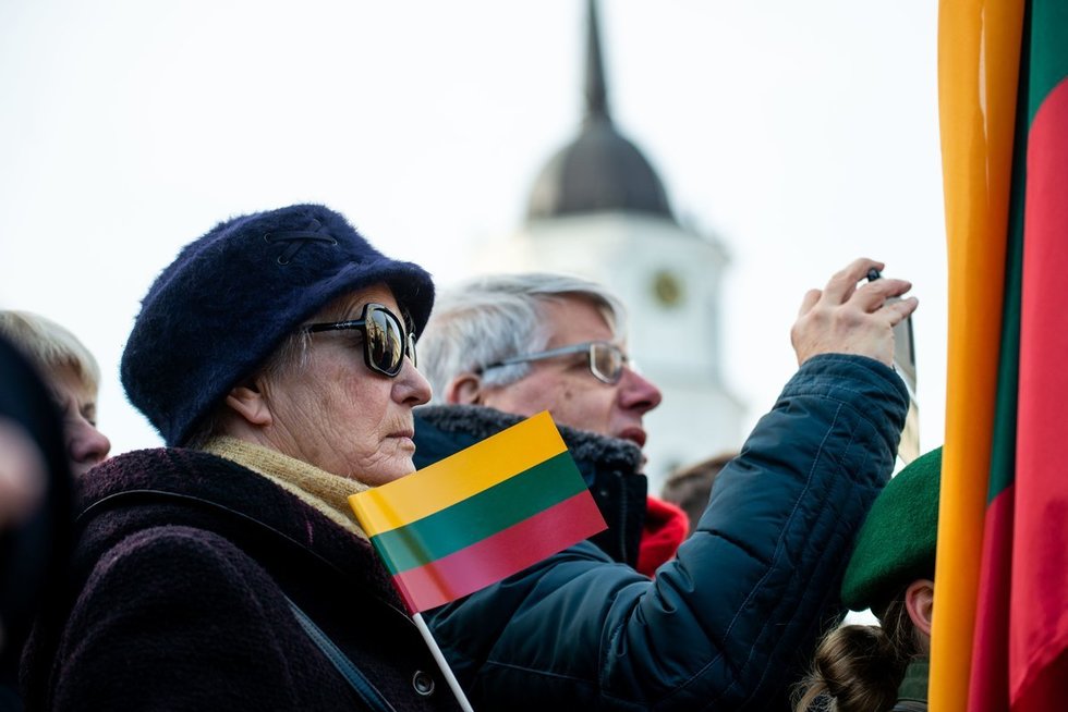 Tiesiogiai: Lietuvos Nepriklausomybės atkūrimo dienos minėjimas Seime (nuotr. Fotodiena/Justino Auškelio)