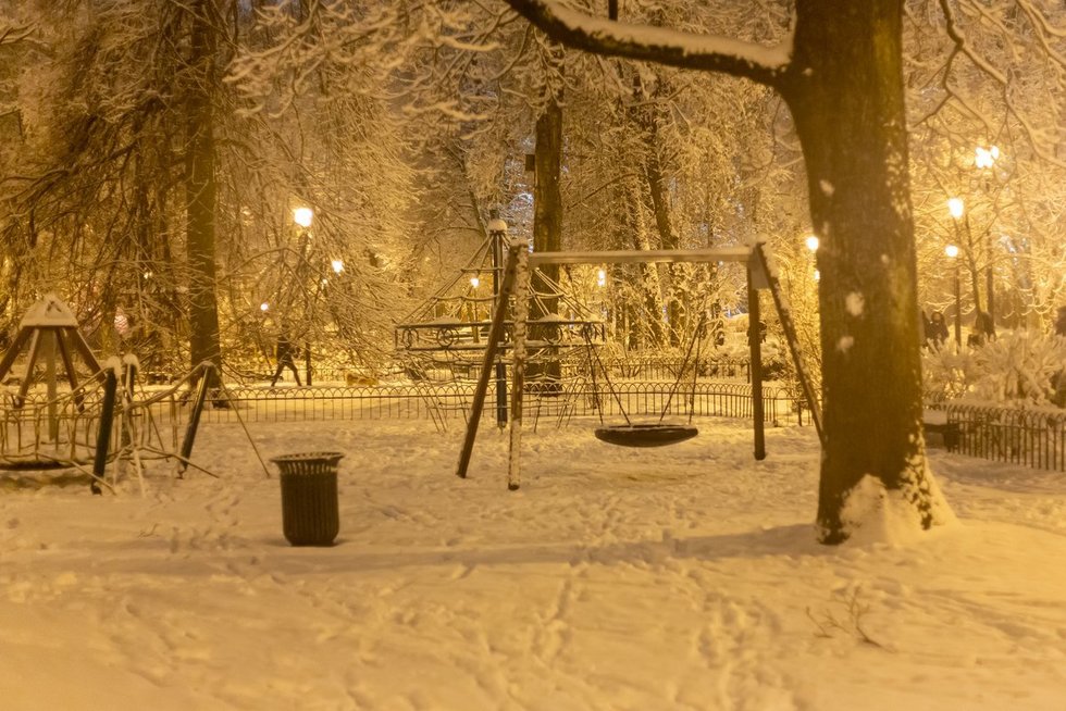Karantinas sausį Vilniuje (nuotr. Broniaus Jablonsko)
