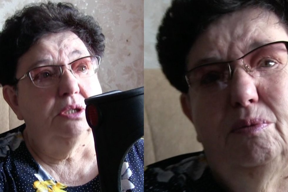 Latvijoje gyvenanti Rusijos pilietė Liudmila sunkiai laiko ašaras: gresia priverstinis išvykimas iš šalies (tv3.lt koliažas)